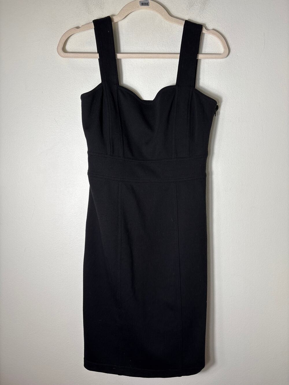 Club Monaco Black Sleeveless Knee Length Sheath Dress Sz S